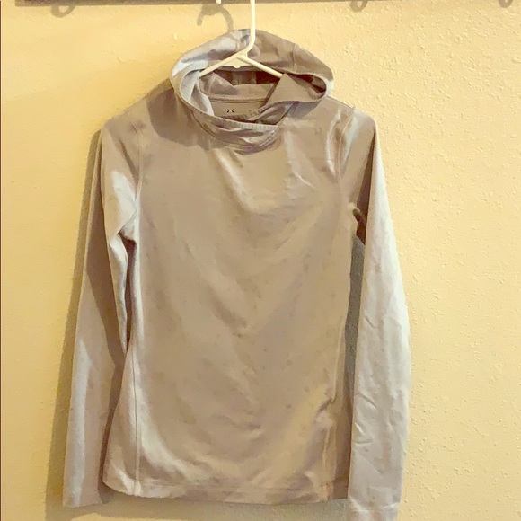 Under Armour Gray/Silver Coldgear Hoodie - Picture 1 of 1